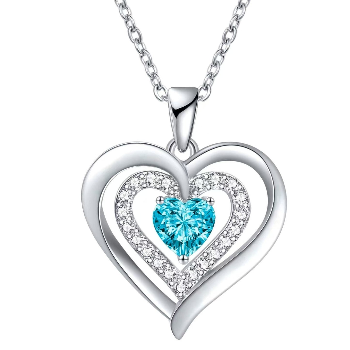 👉 Apple Gift Box Heart Necklace —💖 The Perfect Gift or a Beautiful Treat for Yourself