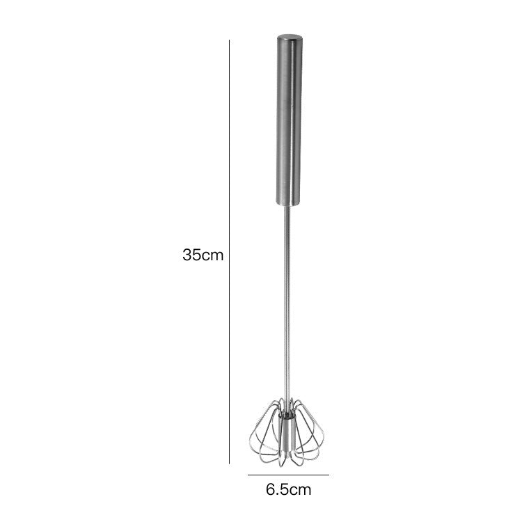👍 Automatic Eggbeater Easy Whisk – Effortless Push & Spin Mixing