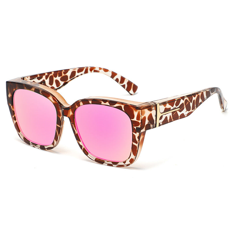 🕶️ Polarized Fit Over Sunglasses for Women – UV400 Protection Floral Frame Wear Over Prescription Glasses