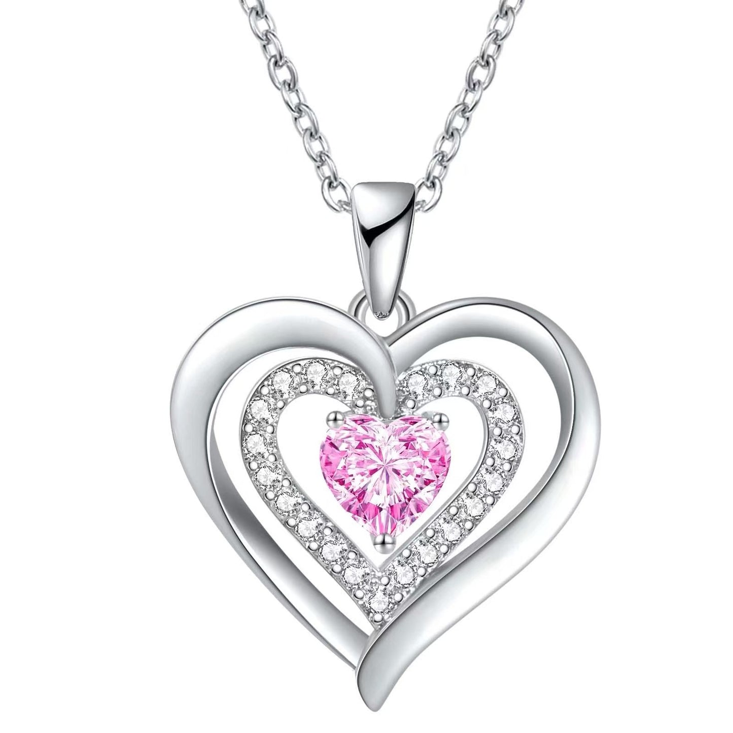 👉 Apple Gift Box Heart Necklace —💖 The Perfect Gift or a Beautiful Treat for Yourself