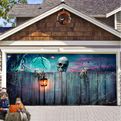 🏆10K+ SOLD LAST WEEK! 49% OFF NOW - 🎃Halloween Garage Door Cover