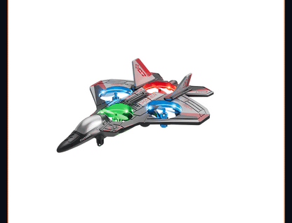 🎮2.4G Remote Control Stunt Fighter Plane, Beginner Friendly RC Drone Aircraft With Headless Mode✈️