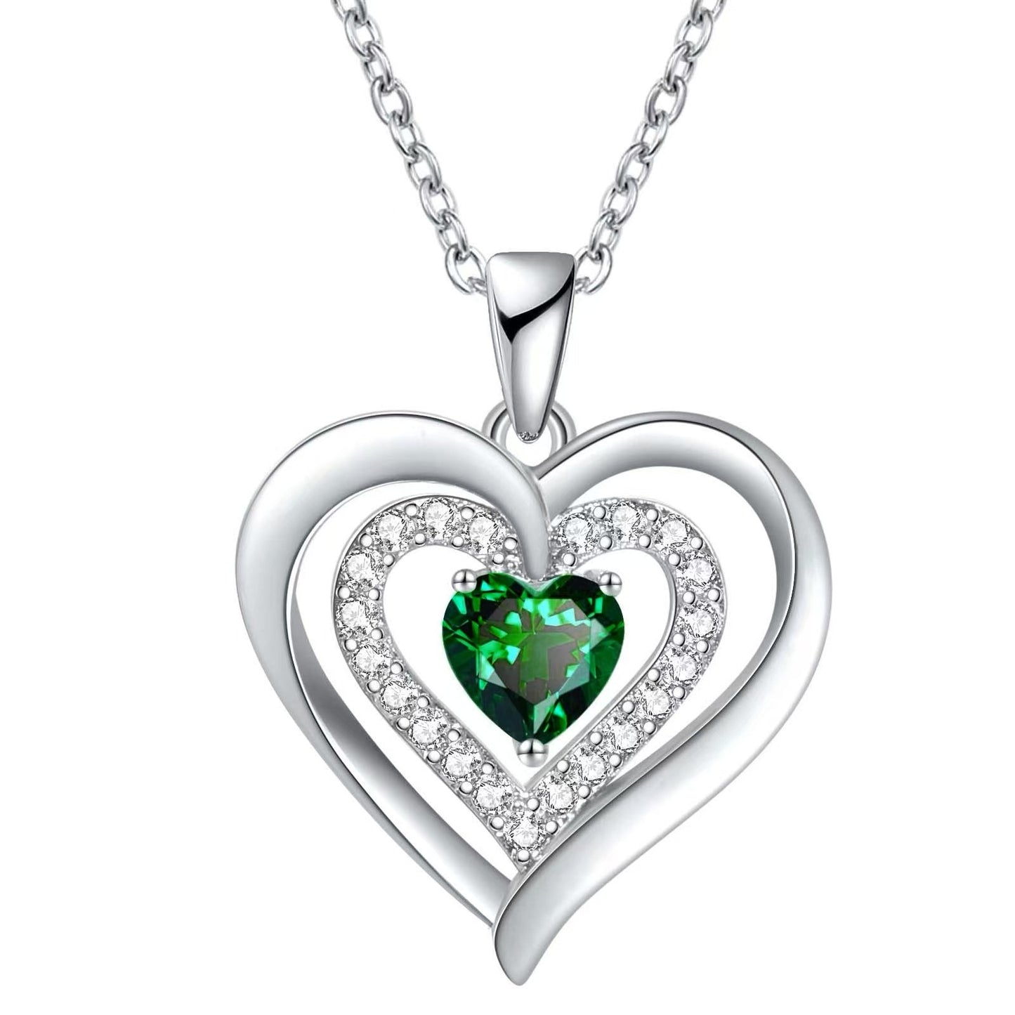 👉 Apple Gift Box Heart Necklace —💖 The Perfect Gift or a Beautiful Treat for Yourself