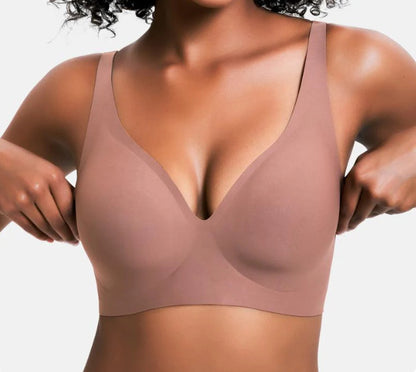 Jelly Comfortable Wireless Push Up Bras
