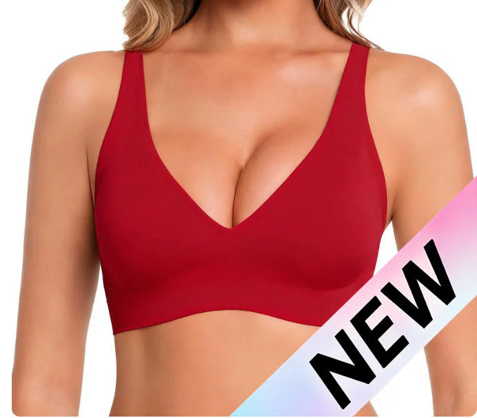 Jelly Comfortable Wireless Push Up Bras