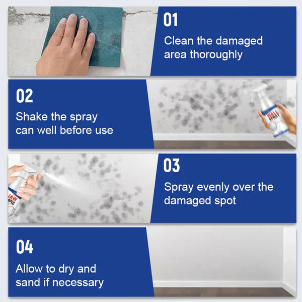 🏠 Magic Wall Repair Spray – Instantly Cover Stains, Scuffs & Wall Imperfections