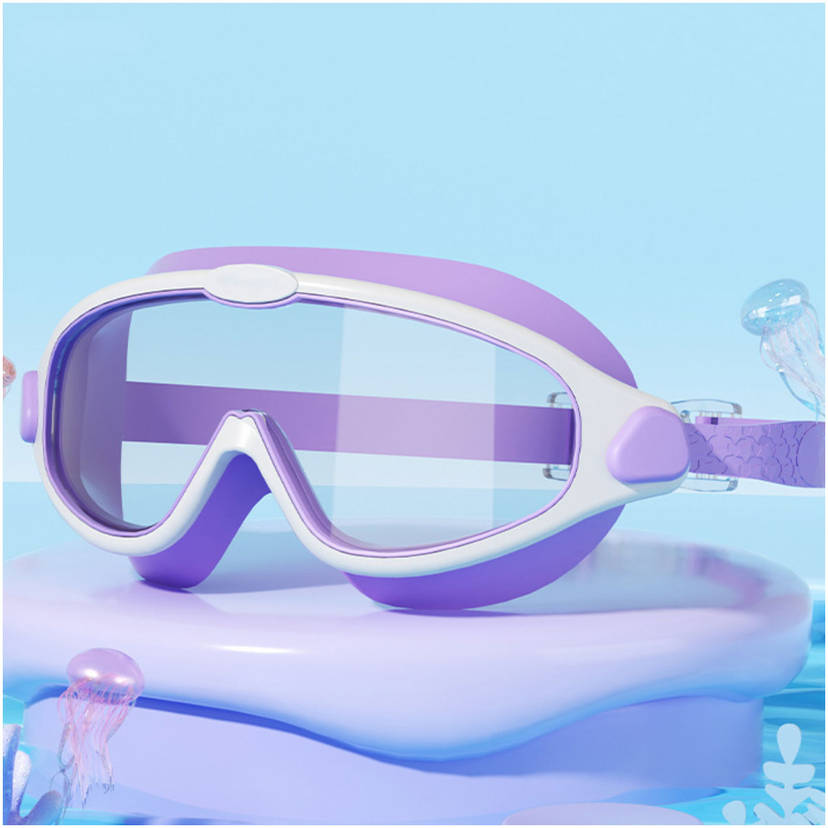 ✨2025 Hot Sale 55%-OFF-🌊HD children's large frame waterproof and anti-fog swimming goggles