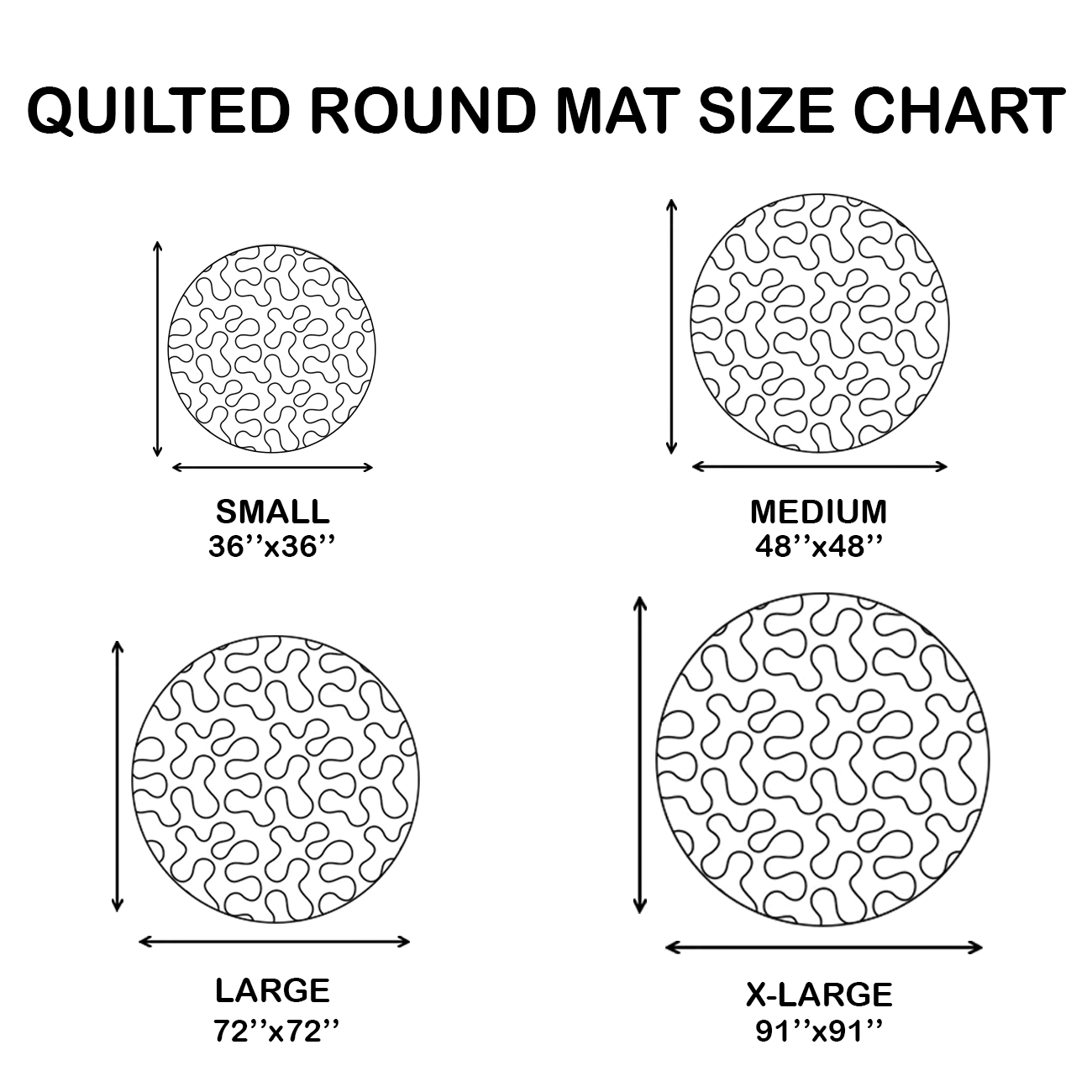 💀3D Skeleton Vortex Quilted Round Halloween Rug🎃