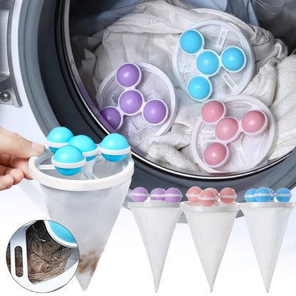 👚🫧Reusable Washing Machine Hair Filter Mesh Bags