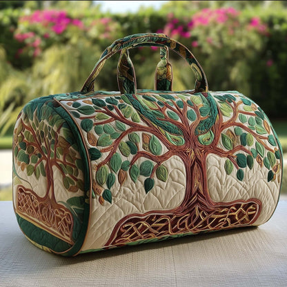 Hippie Journey Quilted Duffle Bag