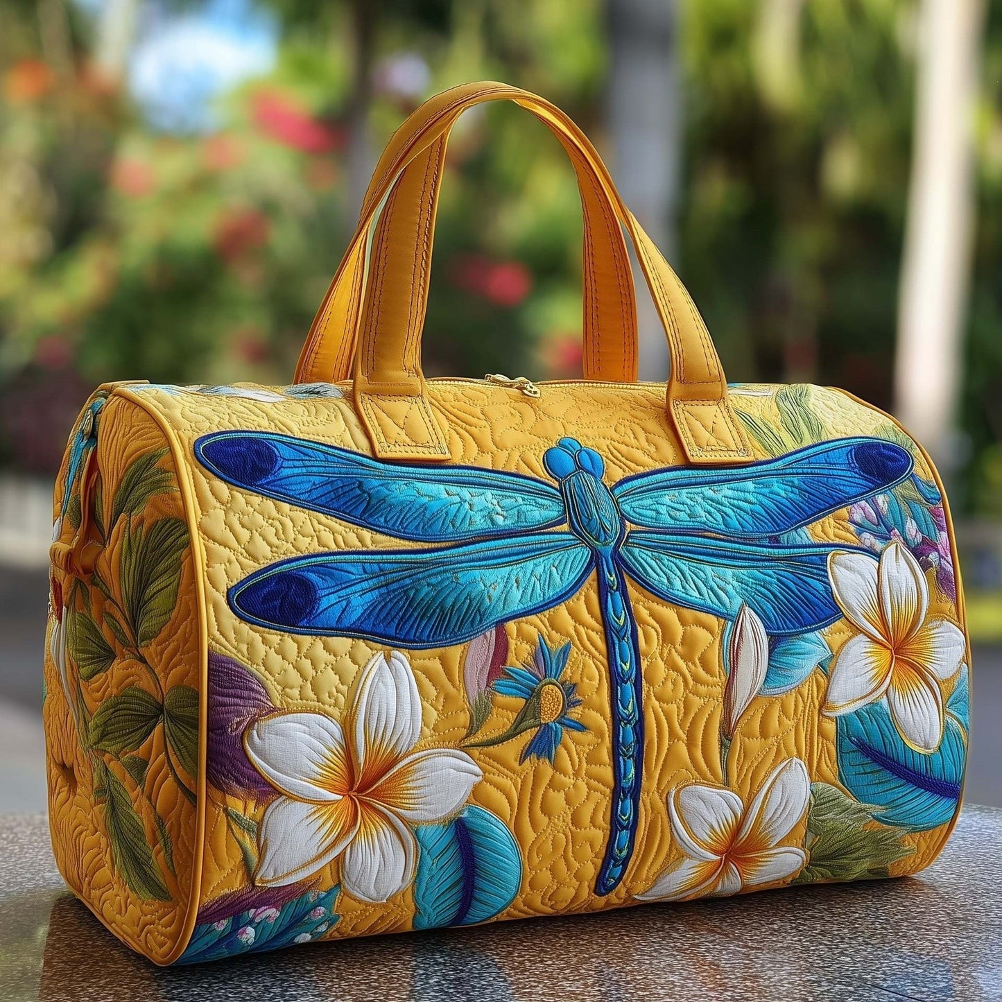Hippie Journey Quilted Duffle Bag