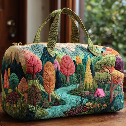 Hippie Journey Quilted Duffle Bag