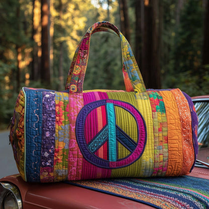 Hippie Journey Quilted Duffle Bag