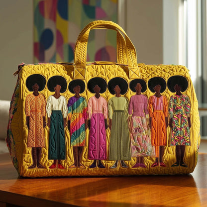 Hippie Journey Quilted Duffle Bag