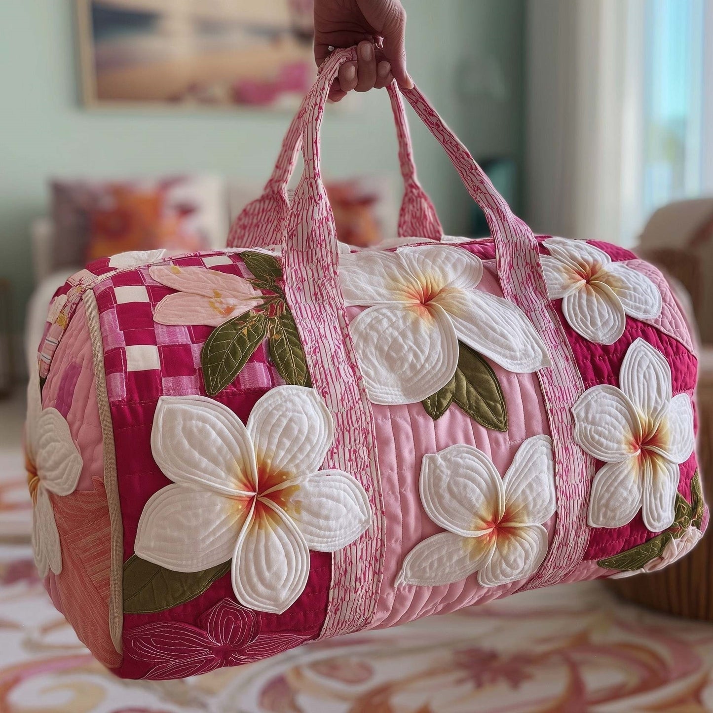 Hippie Journey Quilted Duffle Bag