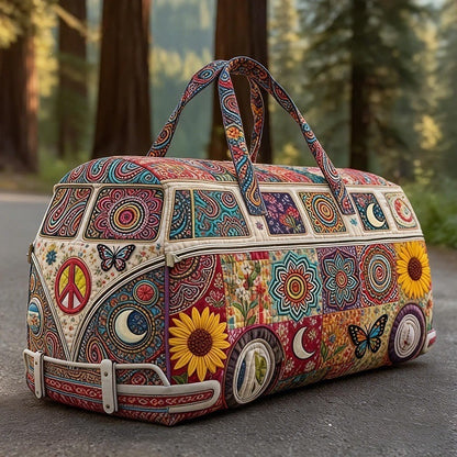 Hippie Journey Quilted Duffle Bag