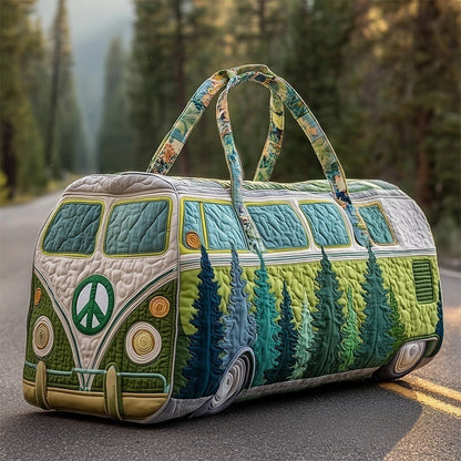 Hippie Journey Quilted Duffle Bag