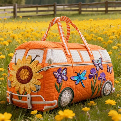 Hippie Journey Quilted Duffle Bag