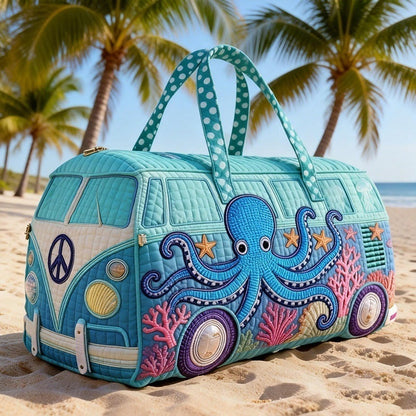 Hippie Journey Quilted Duffle Bag