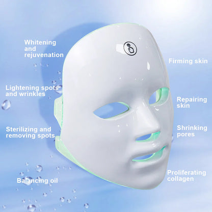 🔥7-Color LED Beauty Mask – Professional Skin Therapy at Home