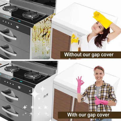 🔥50K+ SOLD! 2-Pack Silicone Stove Gap Covers — Stop Kitchen Messes Instantly