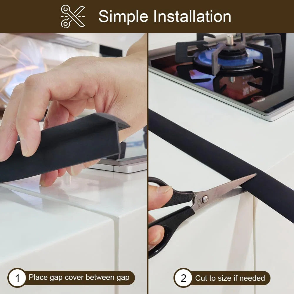 🔥50K+ SOLD! 2-Pack Silicone Stove Gap Covers — Stop Kitchen Messes Instantly