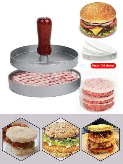 🥩 Professional Burger Patty Press🔥 Uniform Burgers Every Time