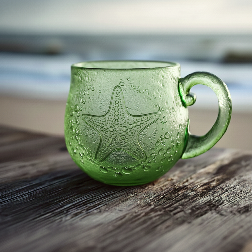 Ocean & Sunset - Themed Glass Mugs🌊