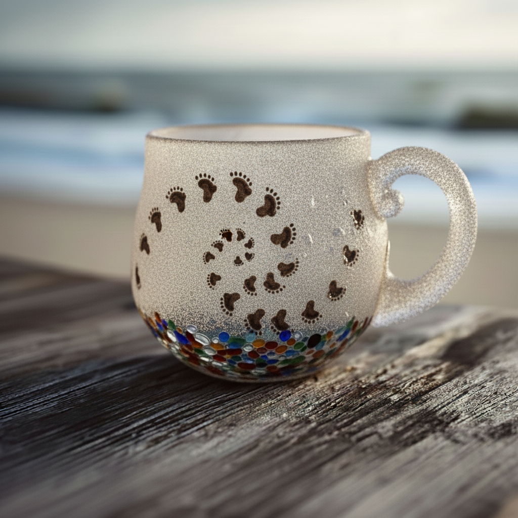 Ocean & Sunset - Themed Glass Mugs🌊