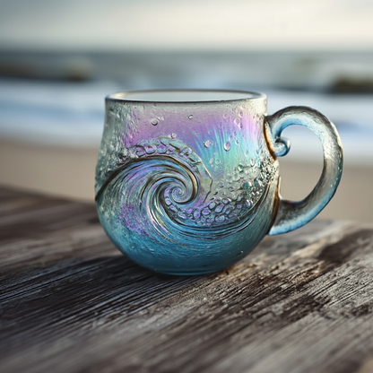 Ocean & Sunset - Themed Glass Mugs🌊