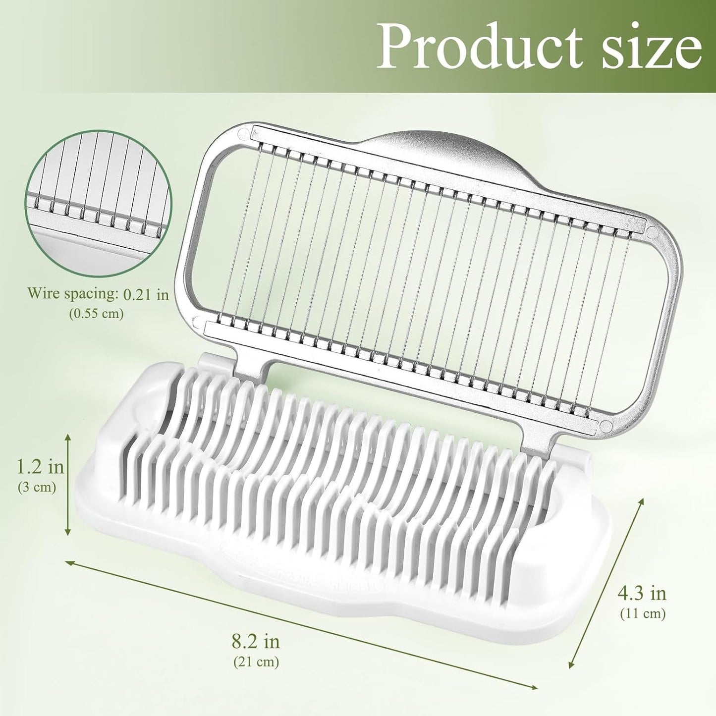 🥚 Extra Large Egg Slicer | Slice Eggs, Bananas & Fruits Faster & Easier