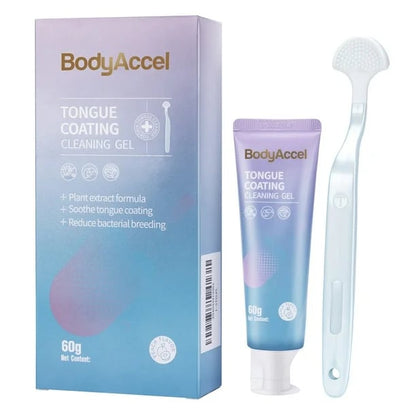 💥BodyAccel Tongue Cleaning Gel Band Brush👄