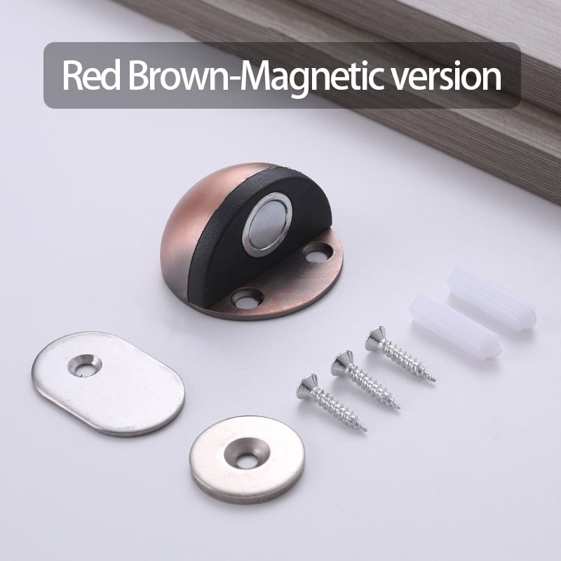 🔥HOT SALE🔥Hidden Stainless Steel Rubber Dual-use Door Stopper Door Holders