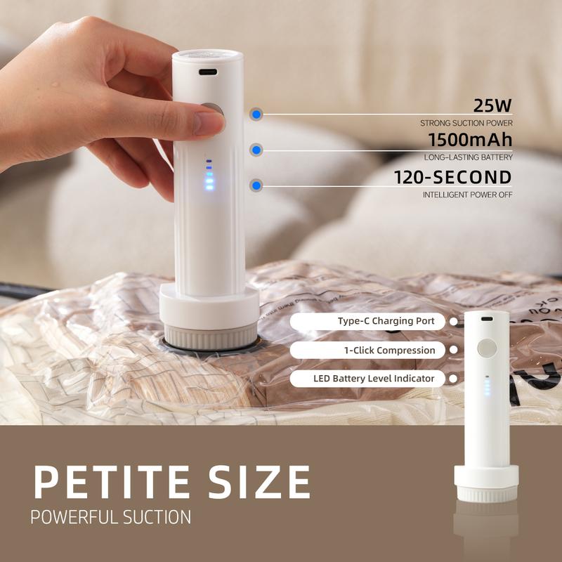 🧳USB Rechargeable Vacuum Storage Bags – Compact Space Saver Set