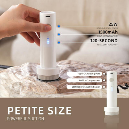 🧳USB Rechargeable Vacuum Storage Bags – Compact Space Saver Set