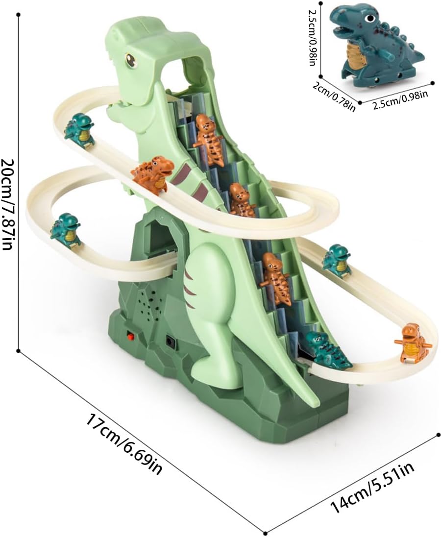 🔥 Loved by Parents & Kids – Dinosaur Climb Stairs Music Toy 🦖