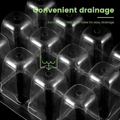 Last day Only $4.33 each - Adjustable Humidity Seed Starter Trays