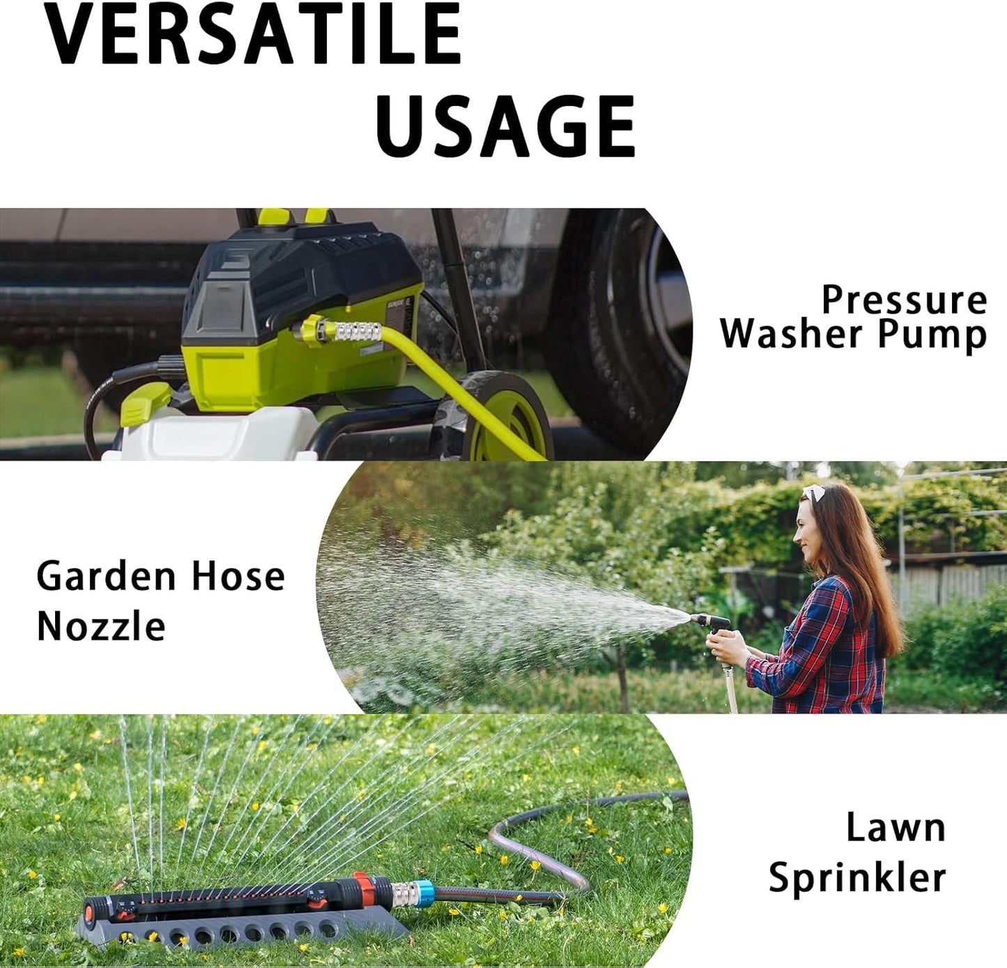 🏆Flash Sale⚡ 50K+ SOLD! Almost Gone-💥💧Stainless Steel Garden Hose Quick Connect Fittings Set,Best Gifts