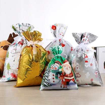 MerryPouch Weihnachts-Geschenktüten mit Kordelzug 