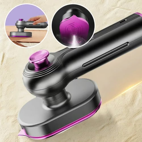 👔 Portable Mini Steam Iron – Fast Heating Travel Garment Steamer
