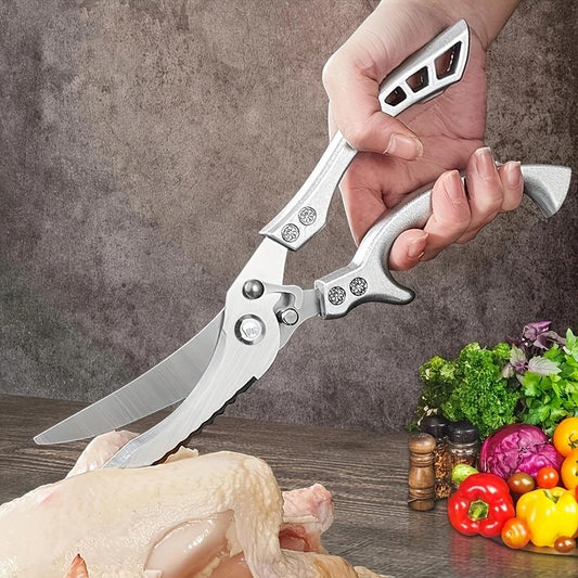 Multifunctional Lightweight Kitchen Scissors Stainless Steel