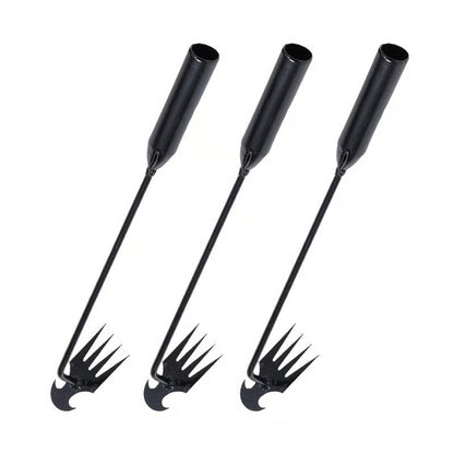 🌿Garden Weed Pulling Tool – Deep Root Weed Remover with 4-Tine Steel Claw