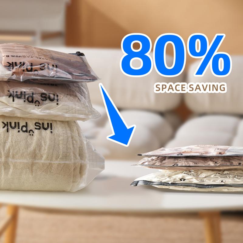 🧳USB Rechargeable Vacuum Storage Bags – Compact Space Saver Set
