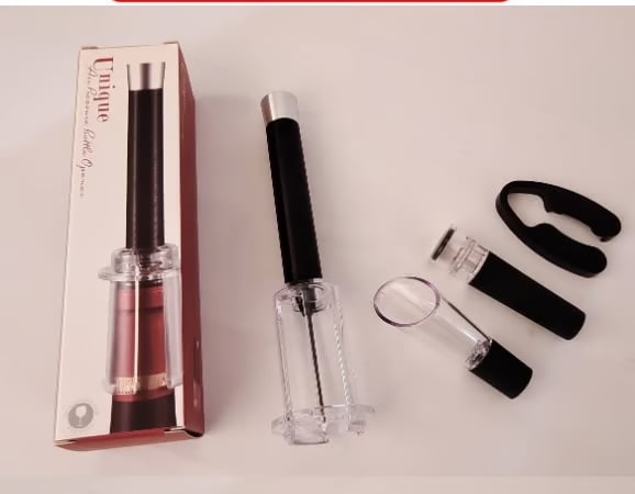 🍷Air Pump Wine Opener Set – 4-Piece Wino On-The-Go Set