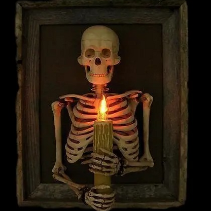 🔥3D Skull Candle Photo Frame⚡