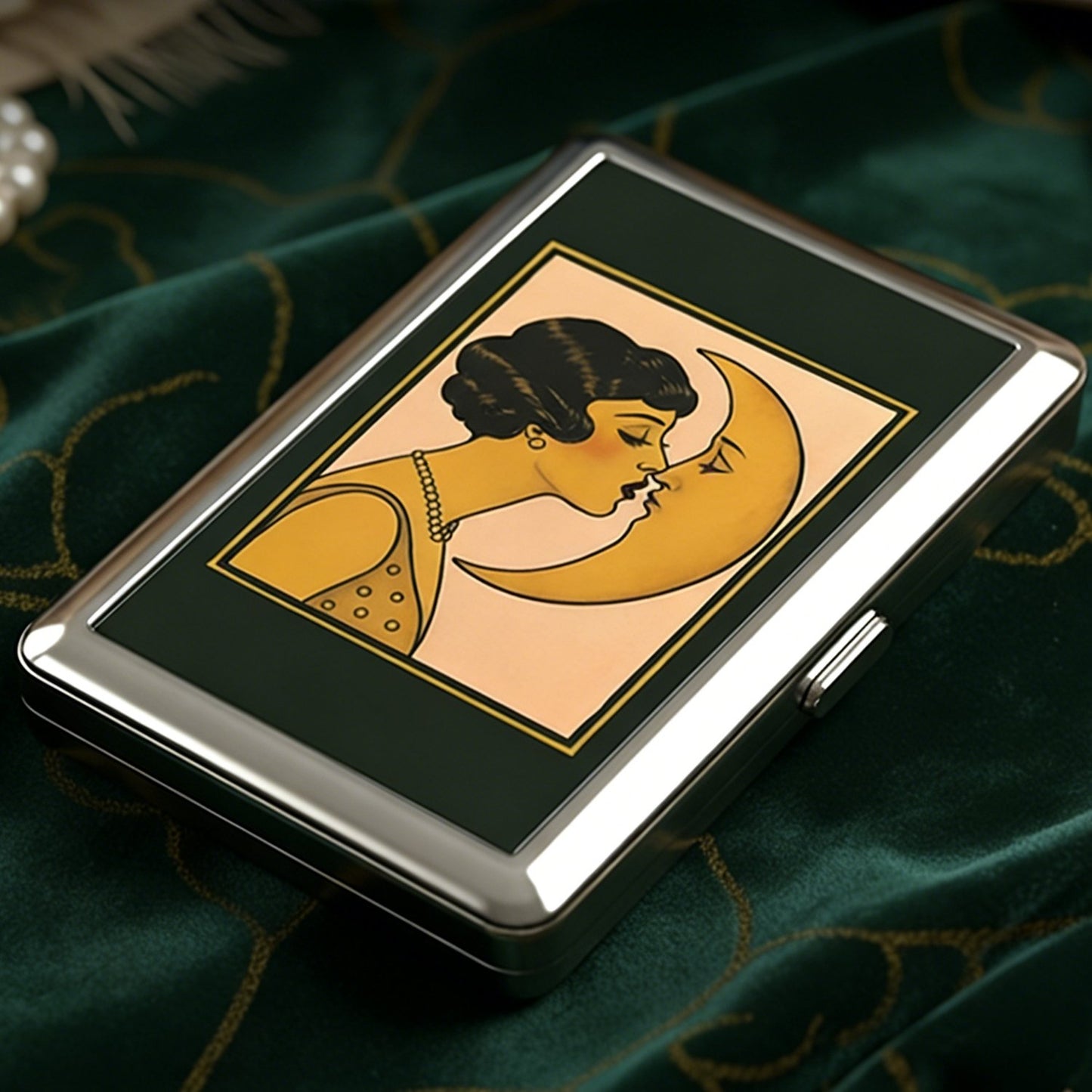❤️Vintage Art Deco Versatile Card & Cash Case With RFID Protection