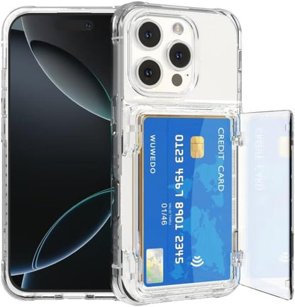 Transparent Photocard Phone Case: Built-in DIY Holder for Personalized Card Display