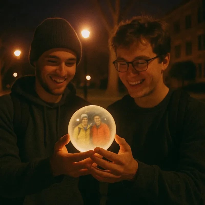 The Magic Crystal Ball — Hold the Breathing Memories in Your Hand.(BUY 2 FREE SHIPPING)