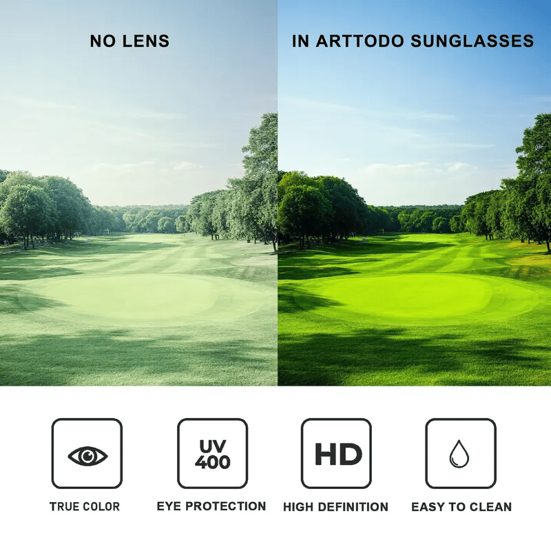 🔥Hot Sale🌟🕶️Premium Polarized Sports Sunglasses – Designed for Golfers🏌️