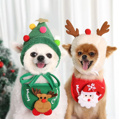 Entzückende Weihnachtsbaum-Pompon-Mütze